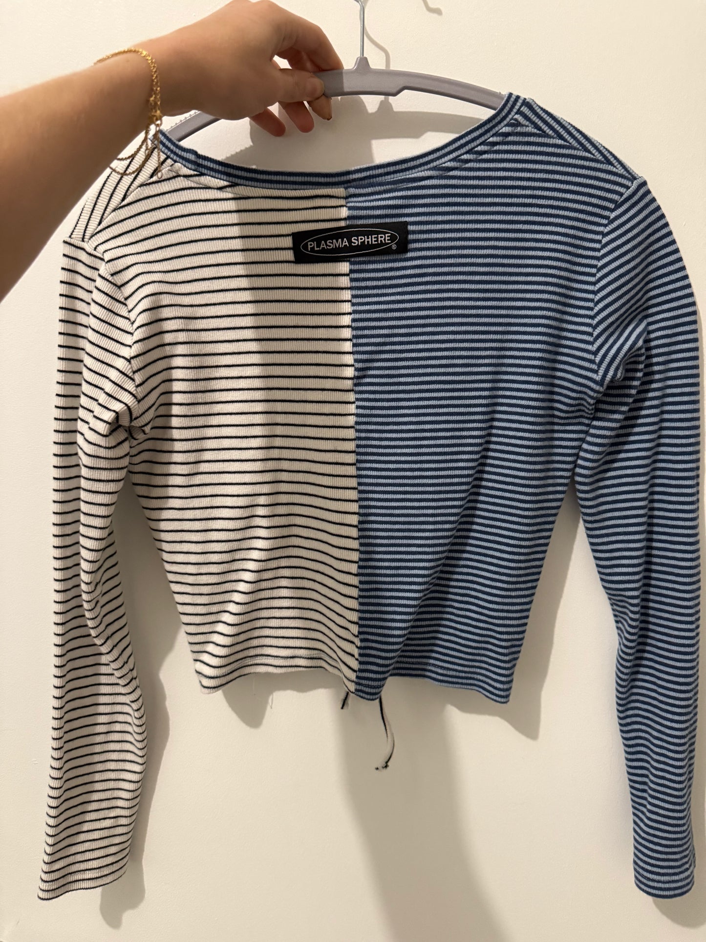 Crop synched long sleeve