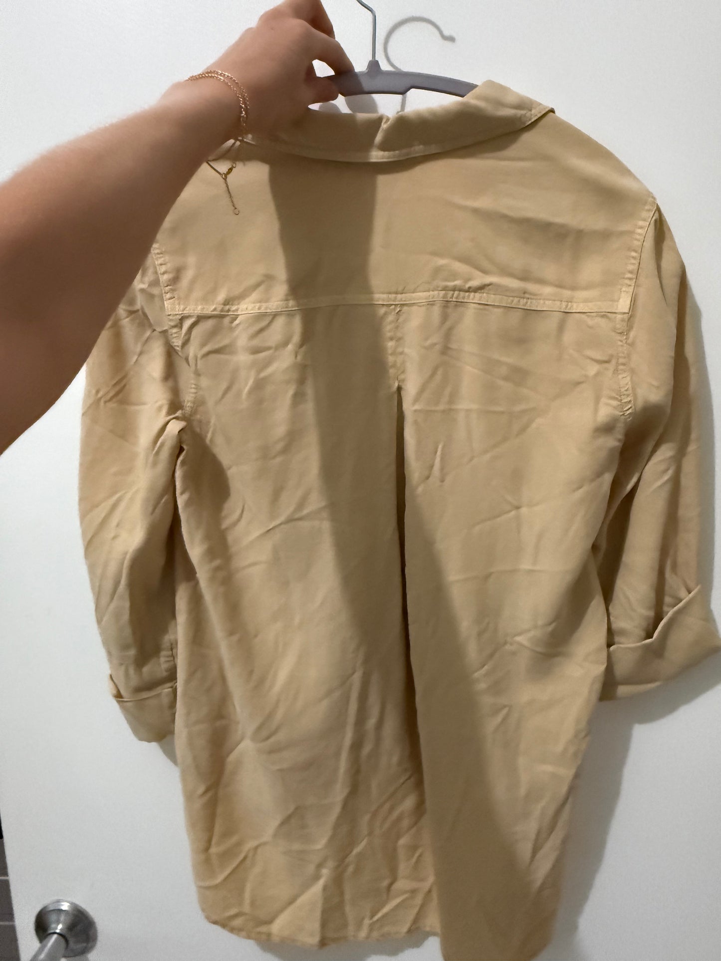 Bella Dahl beige button down