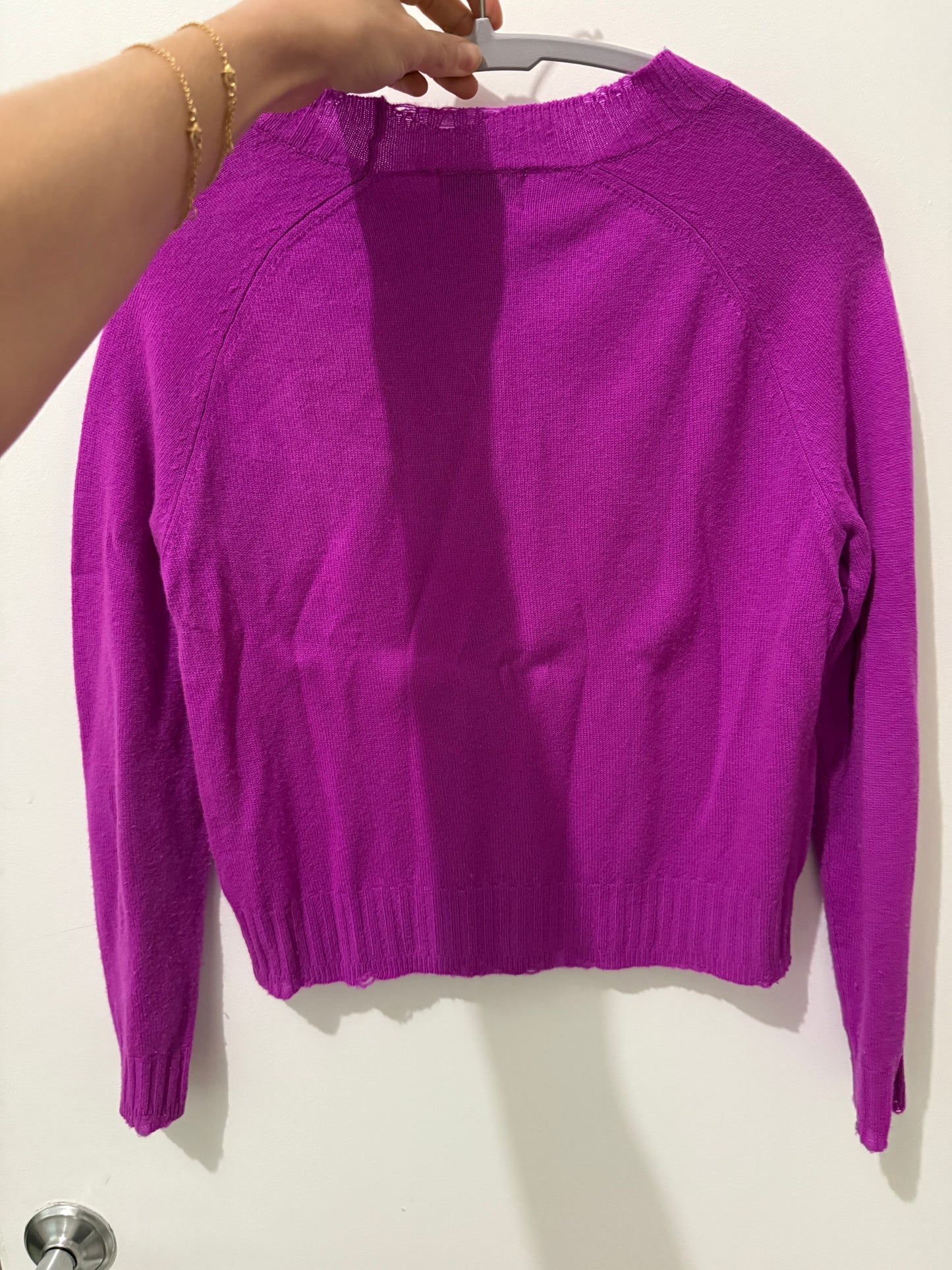 Cashmere cropped sweater